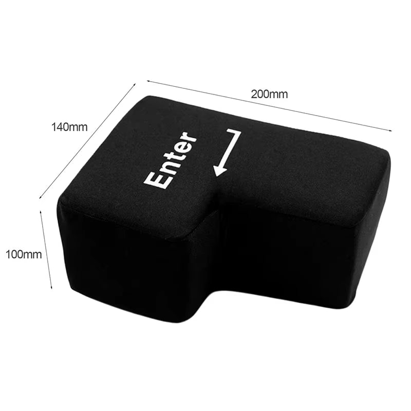 Ordenador Antiestrés Creativo, Llave De Entrada Enorme, Teclado USB Grande, Botón De Ventilación, Almohada De Escritorio, Cojín Para Aliviar El Estrés, Tecla De Entrada USB