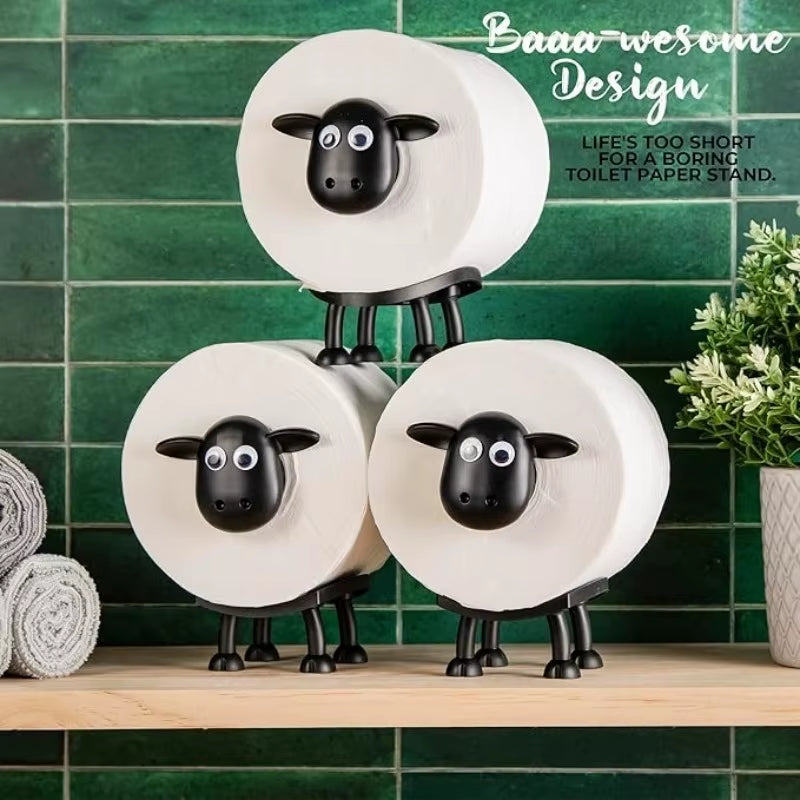 Estante De Papel Higiénico Con Forma De Perro Y Oveja, Portarrollos De Papel De Almacenamiento Independiente, Estantes De Papel Higiénico Decorativos Con Forma De Animal 2025