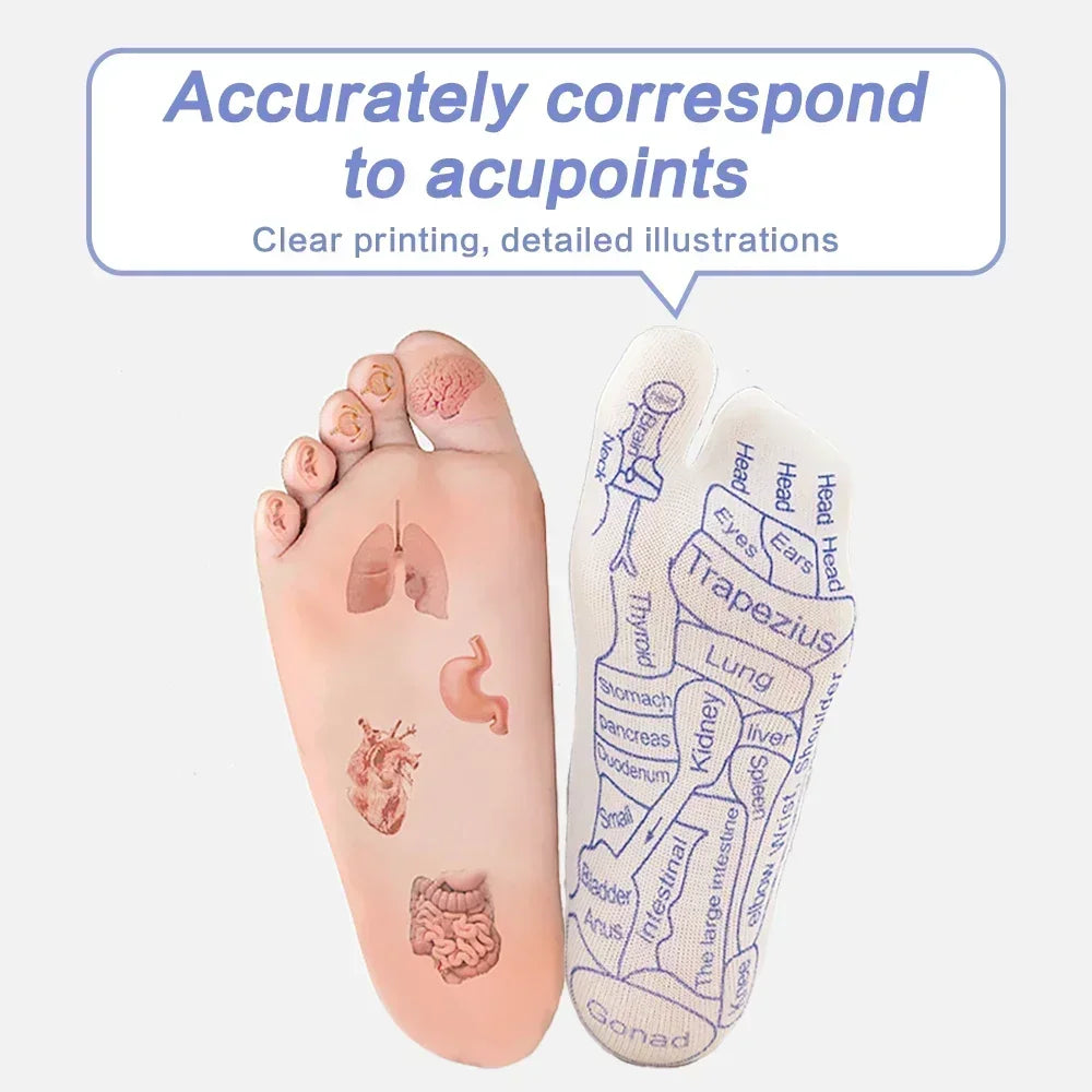 Calcetines De Acupresión Para Masaje De Pies, Calcetines Para Aliviar Los Pies Cansados, Masajeador De Pies De Acupuntura, Calcetines De Reflexología, Herramienta De Fisioterapia Para El Cuidado De Los Pies