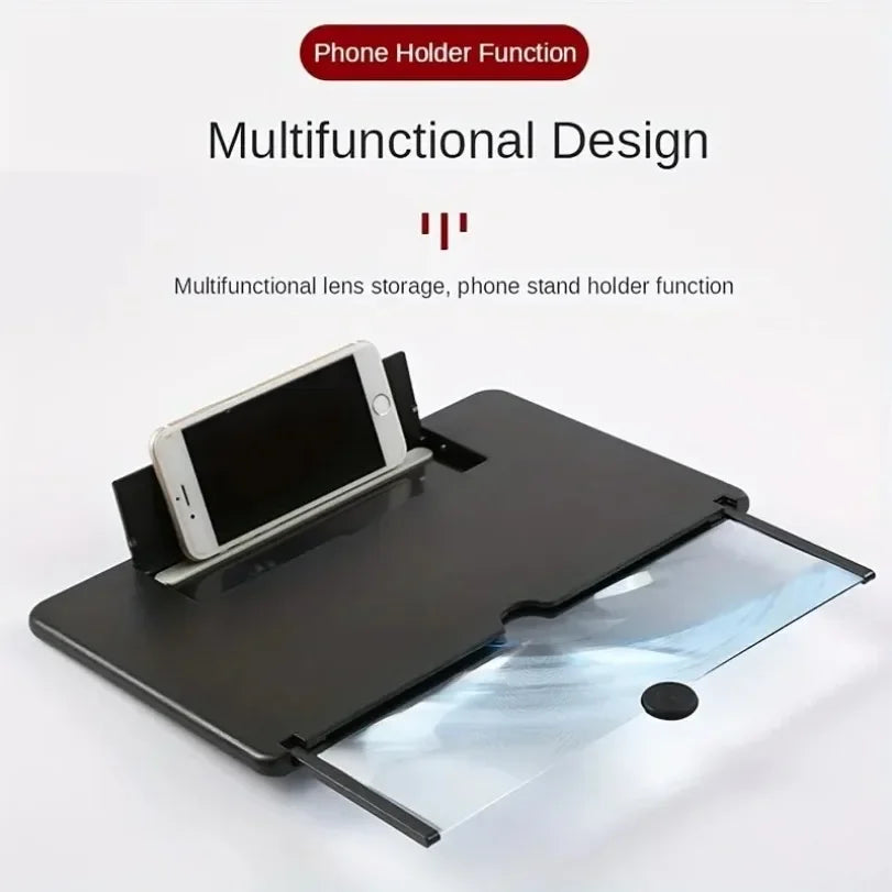 Amplificador De Lupa De Pantalla HD, Nuevo Soporte Para Teléfono, Amplificador De Pantalla, Amplificador De Vídeo Para Teléfono, Proyector De Pantalla Para Todos Los Teléfonos Inteligentes