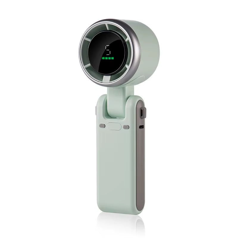 Xiaomi-Mini Ventilador Turbo De Mano, Ventilador De Escritorio Usb, Motor Sin Escobillas, Portátil, Colgante En El Cuello, Pequeño Ventilador Para Acampar Y Montañismo