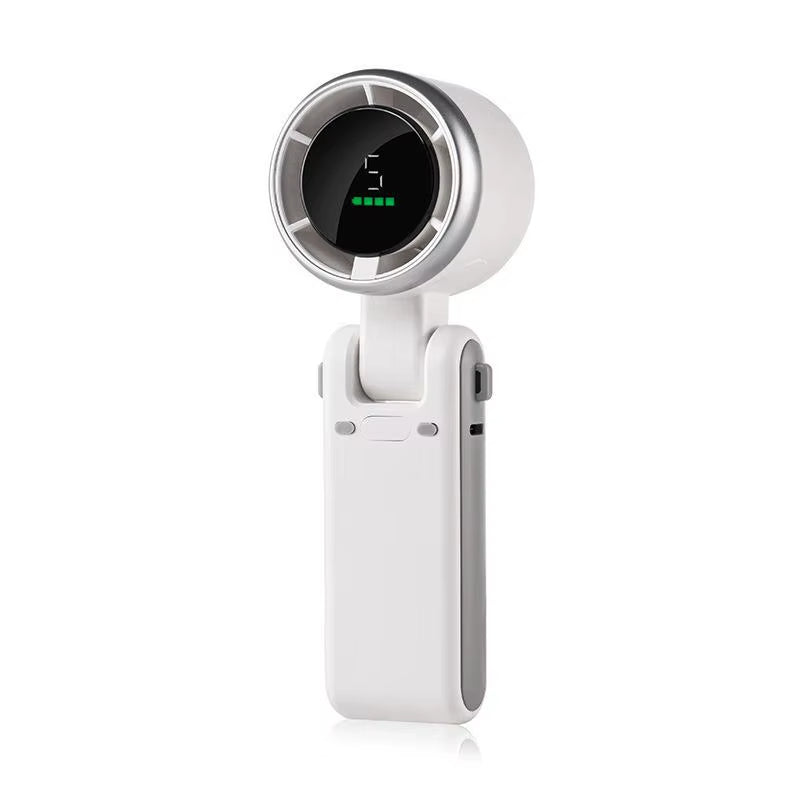 Xiaomi-Mini Ventilador Turbo De Mano, Ventilador De Escritorio Usb, Motor Sin Escobillas, Portátil, Colgante En El Cuello, Pequeño Ventilador Para Acampar Y Montañismo