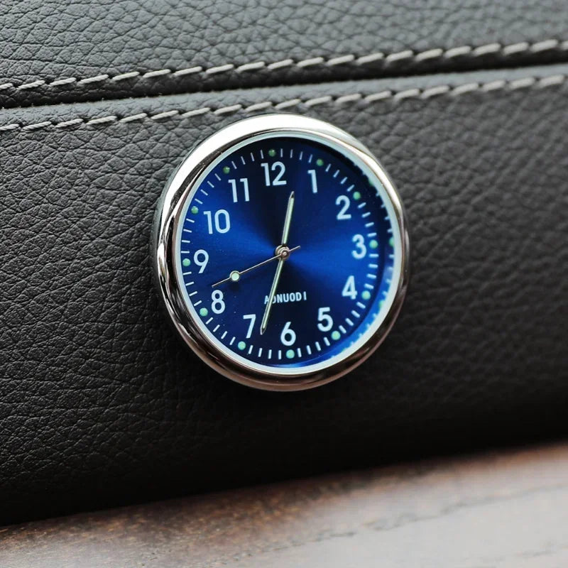 Reloj De Coche Luminoso Adorno Automático Mini Automóviles Reloj Digital Adhesivo Interno Mecánico Relojes De Cuarzo 40Mm 43Mm
