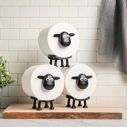 Estante De Papel Higiénico Con Forma De Perro Y Oveja, Portarrollos De Papel De Almacenamiento Independiente, Estantes De Papel Higiénico Decorativos Con Forma De Animal 2025