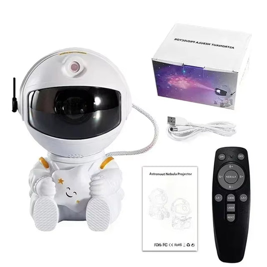Proyector De Estrellas, Luz Nocturna De Galaxia, Proyector Espacial De Astronauta, Lámpara LED De Techo De Nebulosa Estrellada Para Dormitorio, Regalo Decorativo Para El Hogar Para Niños