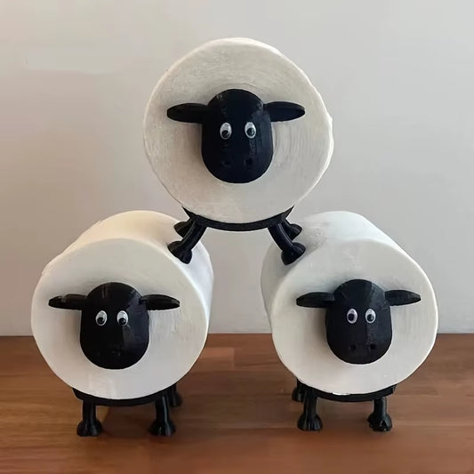 Estante De Papel Higiénico Con Forma De Perro Y Oveja, Portarrollos De Papel De Almacenamiento Independiente, Estantes De Papel Higiénico Decorativos Con Forma De Animal 2025