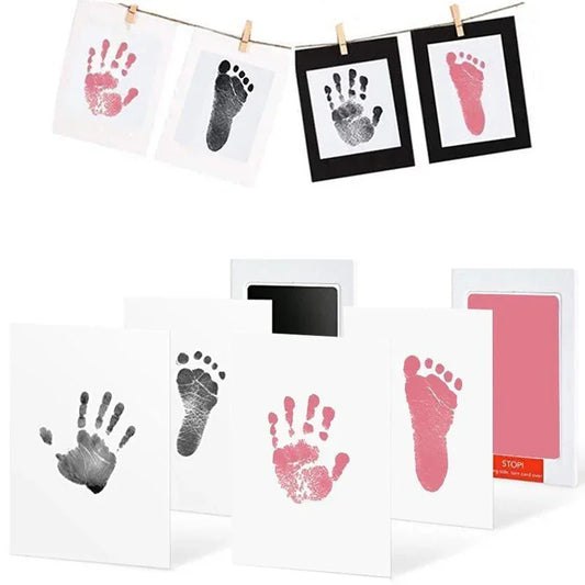 Kits De Almohadillas De Tinta Sin Tinta Para La Piel Sin Contacto, Huellas De Huellas De Bebés Seguras Y No Tóxicas, Recuerdos De Huellas De Perros Recién Nacidos De 0 a 10 Meses