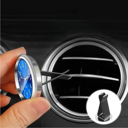 Reloj De Coche Luminoso Adorno Automático Mini Automóviles Reloj Digital Adhesivo Interno Mecánico Relojes De Cuarzo 40Mm 43Mm