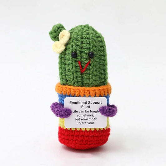 Muñeco De Patatas De Ganchillo De Energía Positiva, Picles De Frutas Y Verduras De Ganchillo, Mini Regalo Hecho a Mano, Adorno De Pato Tejido, Decoración Para La Habitación Del Hogar