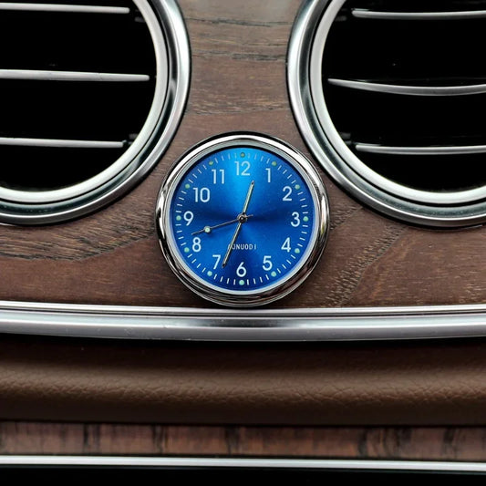 Reloj De Coche Luminoso Adorno Automático Mini Automóviles Reloj Digital Adhesivo Interno Mecánico Relojes De Cuarzo 40Mm 43Mm