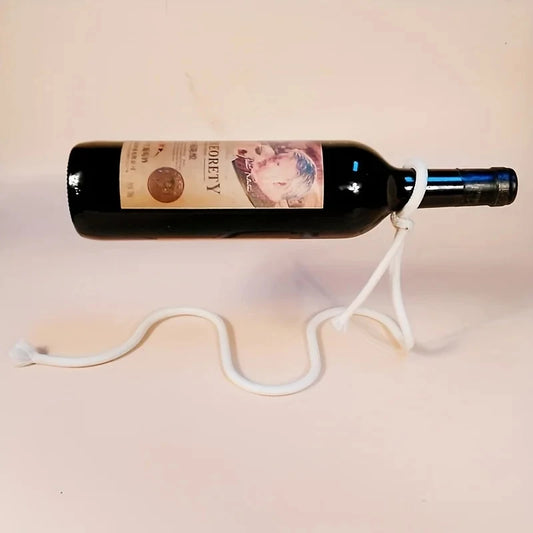 Estante De Vino De Cuerda Suspendida Creativo, Soporte De Serpiente Serpentina, Soporte Para Botella De Vino, Gabinete De Bar, Soporte De Exhibición, Estante, Decoración De Mesa Para Regalos