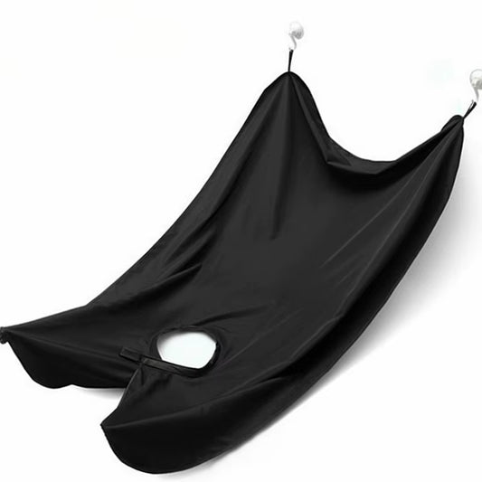 Delantal De Afeitar Para Barba Y Bigote, Capa, Babero Para Afeitar Con Ventosas, Herramientas De Extracción De Peluquería Con Espejo, 120X78 CM